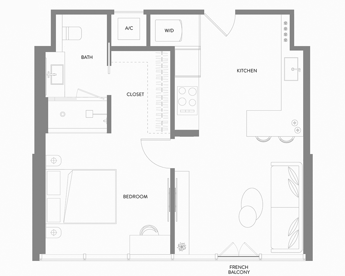 E11even Residences Miami 1 Bedroom